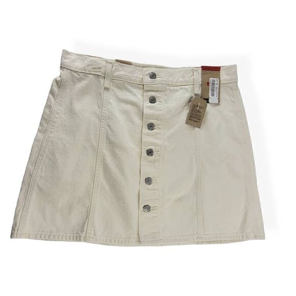 Levi's A Line Button- Up Mini Skirt Size 32 - Picture 4 of 7